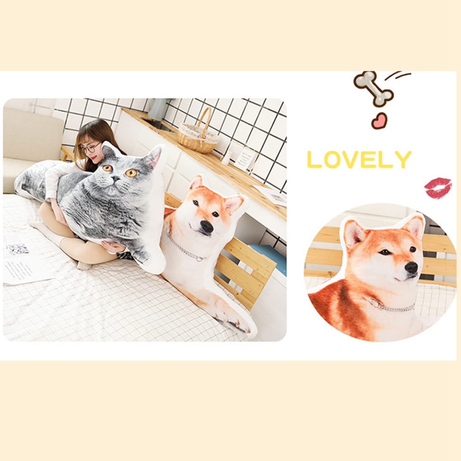 ぬいぐるみ ASS Sironoa 抱き枕 かわいい 犬 ぬいぐるみ 大きい 動物 柴犬 もちもち